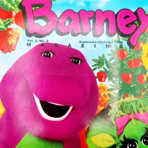 Barney Magazine Sept/Oct 1998 Fantastic Fall! Rare! - Picture 8 of 12